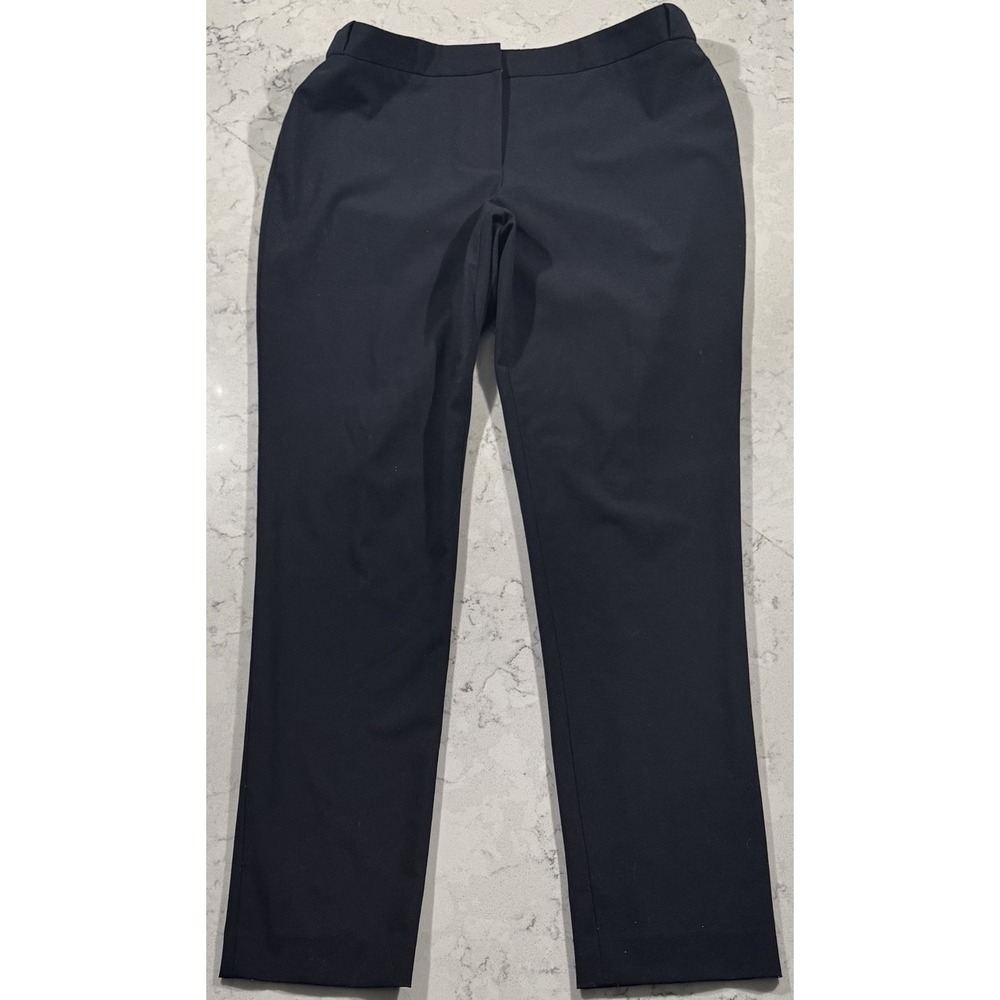 Calvin Klein Dressβ Pants Womens 6 Navy Blue Stretch Minimalist Career Office